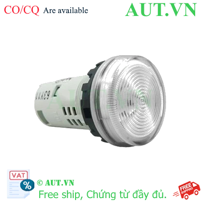 Ảnh của Đèn báo IDEC YW1P-1UQ4PW 24VAC/DC D22 (Trắng)