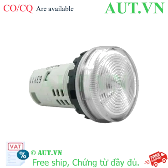 Ảnh của Đèn Báo IDEC YW1P-1UQ4PW 24VAC/DC 22mm Trắng - LED Siêu Sáng, Unibody Bền Bỉ