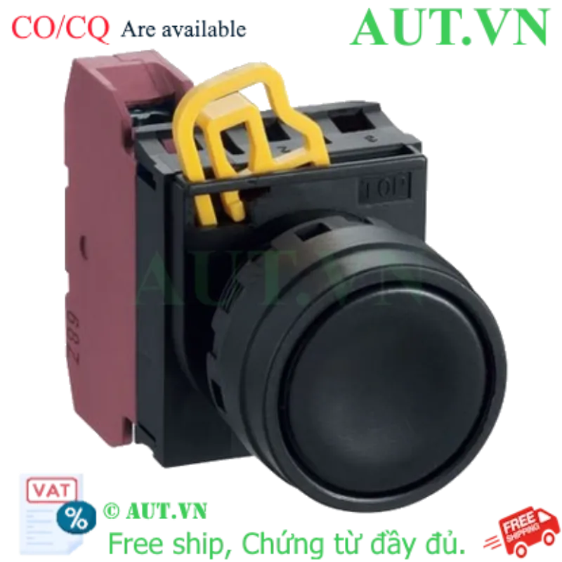 Ảnh của Nút Nhấn Công Nghiệp IDEC YW1B-M1E10B | Nhấn Nhả 1NO, Màu Đen, Chuẩn Ø22mm