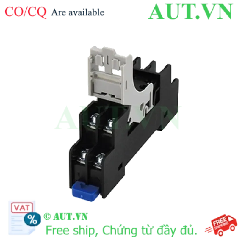 Ảnh của Đế Rơ Le IDEC SJ2S-05B Chính Hãng - 8 Chân Pin Dẹt, 8A, Lắp Thanh Ray DIN