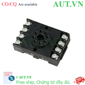 Ảnh của Đế Rơ Le IDEC SR2P-06B Chính Hãng | 8 Chân Pin Tròn, 10A, Gắn Thanh Ray DIN