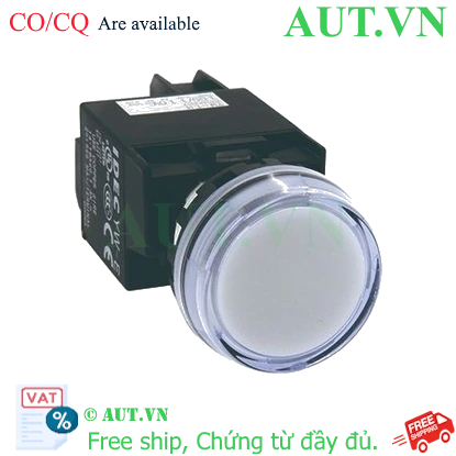 Ảnh của Đèn báo pha Idec Màu trắng 24V AC/DC | YW1P-1EQ4PW