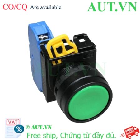 Ảnh của Nút nhấn không đèn YW1B-M1E01G Idec - Xanh lá - 1NC - D22mm