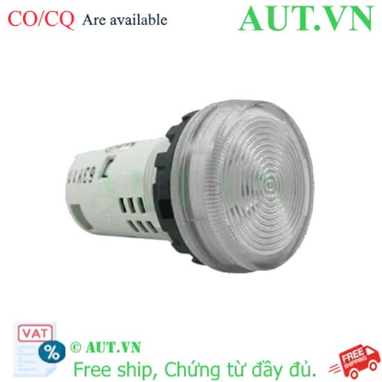 Ảnh của Đèn Báo IDEC YW1P-1UQ4W 24V | LED Trắng, Phi 22mm, Chuẩn IP65 Siêu Bền