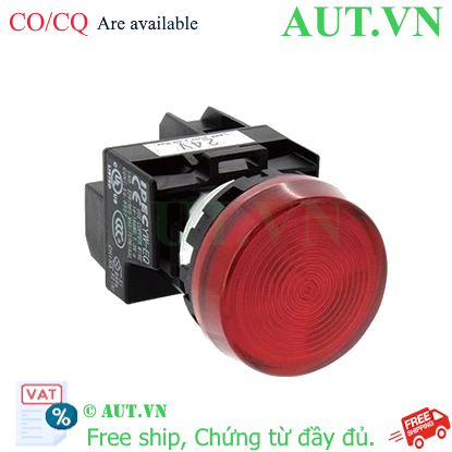 Ảnh của Đèn báo IDEC YW1P-1EQHR 110V 22mm (đỏ)