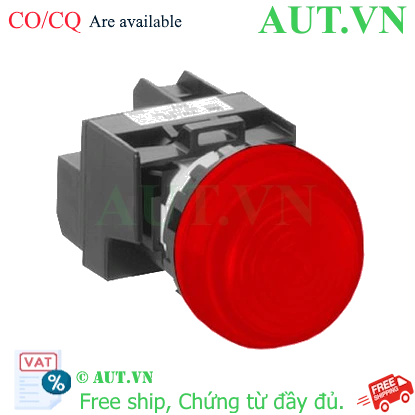 Ảnh của Đèn báo IDEC YW1P-2EQM3R 220V 22mm (đỏ)