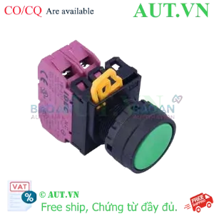 Ảnh của Nút Nhấn IDEC YW1B-M1E02G Xanh Lá - 2NC, Nhấn Nhả, Chuẩn IP65