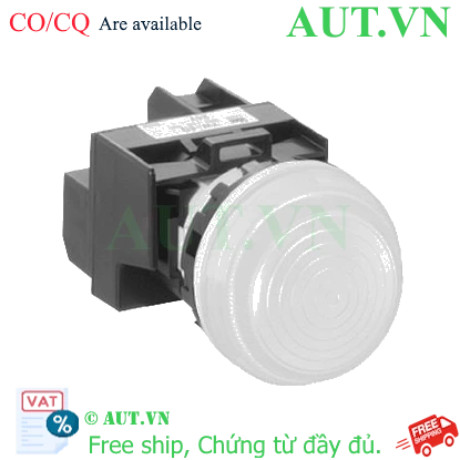 Đèn báo IDEC YW1P-2EQ4PW 24V 22mm (trắng)