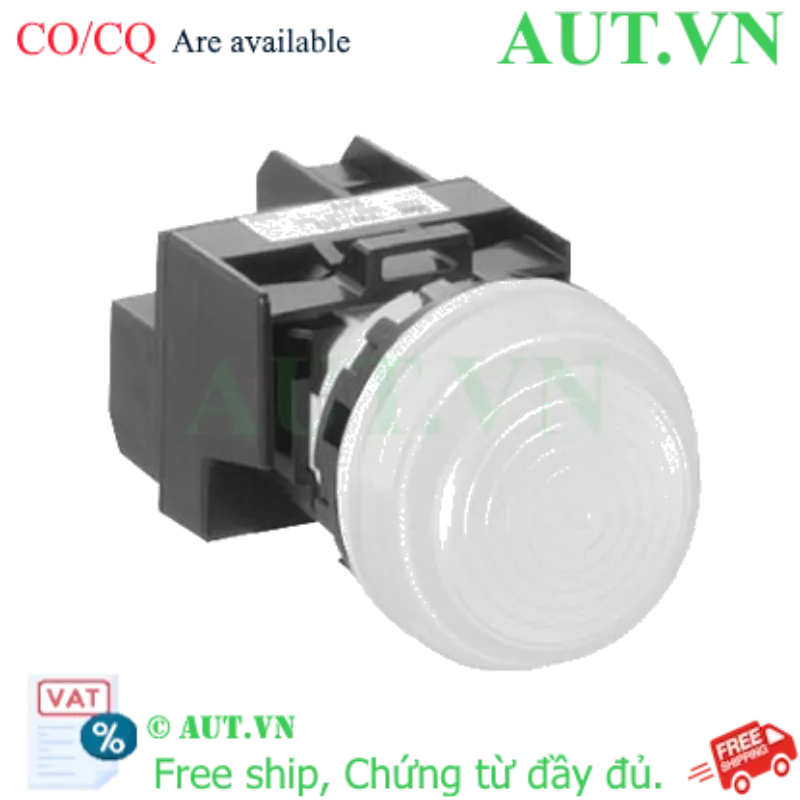 Ảnh của Đèn Báo IDEC YW1P-2EQ4PW 24V - Pilot Light 22mm Màu Trắng Chính Hãng AUT VN