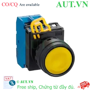 Ảnh của Nút Nhấn Nhả IDEC YW1B-M1E20Y - 2NO, Phi 22mm, Màu Vàng Siêu Bền