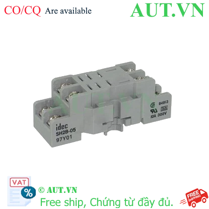 Ảnh của Đế rơ le SH2B-05B Idec - 10A - 8 chân pin dẹt