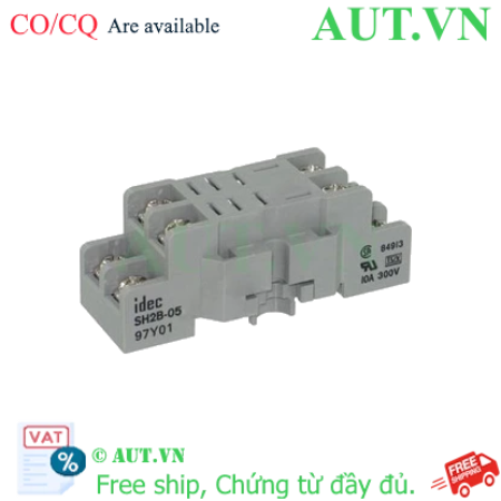 Ảnh của Đế rơ le SH2B-05B Idec - 10A - 8 chân pin dẹt