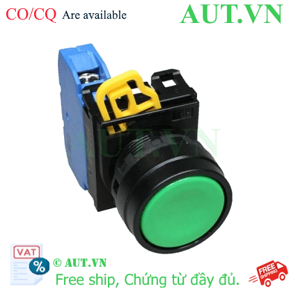 Ảnh của Nút nhấn nhả không đèn IDEC YW1B-M1E11G D22 1NO+1NC (Xanh)