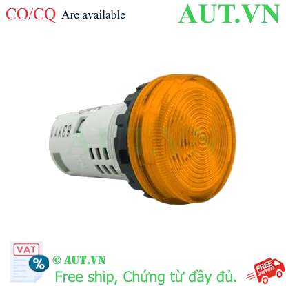 Ảnh của Đèn báo IDEC YW1P-1UQM3Y 220V 22mm