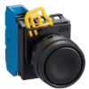 Ảnh của Nút nhấn giữ không đèn IDEC YW1B-A1E10B D22 1NO (Đen)