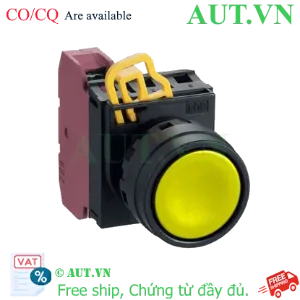 Ảnh của Nút Nhấn Giữ IDEC YW1B-A1E10Y - 22mm, 1NO, Vàng, Chống Nước IP65