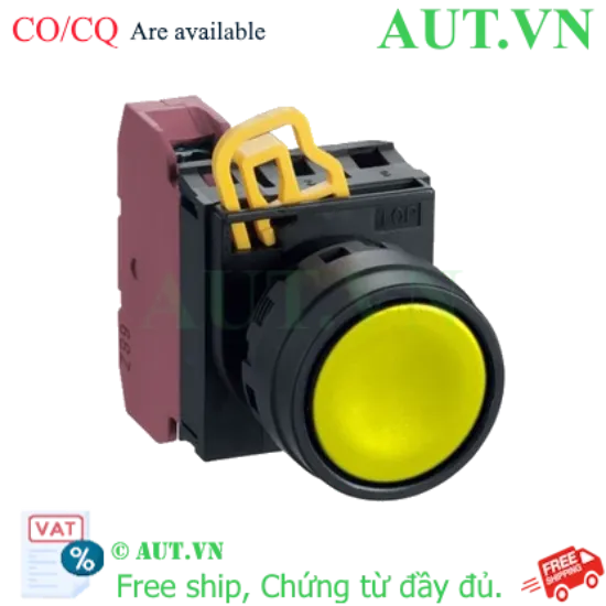 Ảnh của Nút Nhấn Giữ IDEC YW1B-A1E10Y - 22mm, 1NO, Màu Vàng, Chống Nước IP65