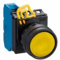 Ảnh của Nút Nhấn Giữ IDEC YW1B-A1E10Y - 22mm, 1NO, Vàng, Chống Nước IP65