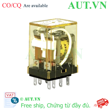 Ảnh của RN2S-NL-A115 Rơ le IDEC 115VAC 8 chân dẹt DPDT 5A