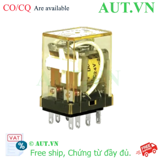 Ảnh của Rơ Le Trung Gian IDEC RN2S-NL-A115 | 8 Chân Dẹt, 115VAC, 5A DPDT - Siêu Nhỏ Gọn & Bền Bỉ