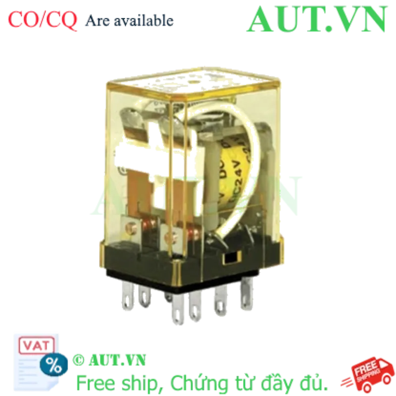 Ảnh của Rơ Le Trung Gian IDEC RN2S-NL-A115 | 8 Chân Dẹt, 115VAC, DPDT 5A - Siêu Nhỏ Gọn