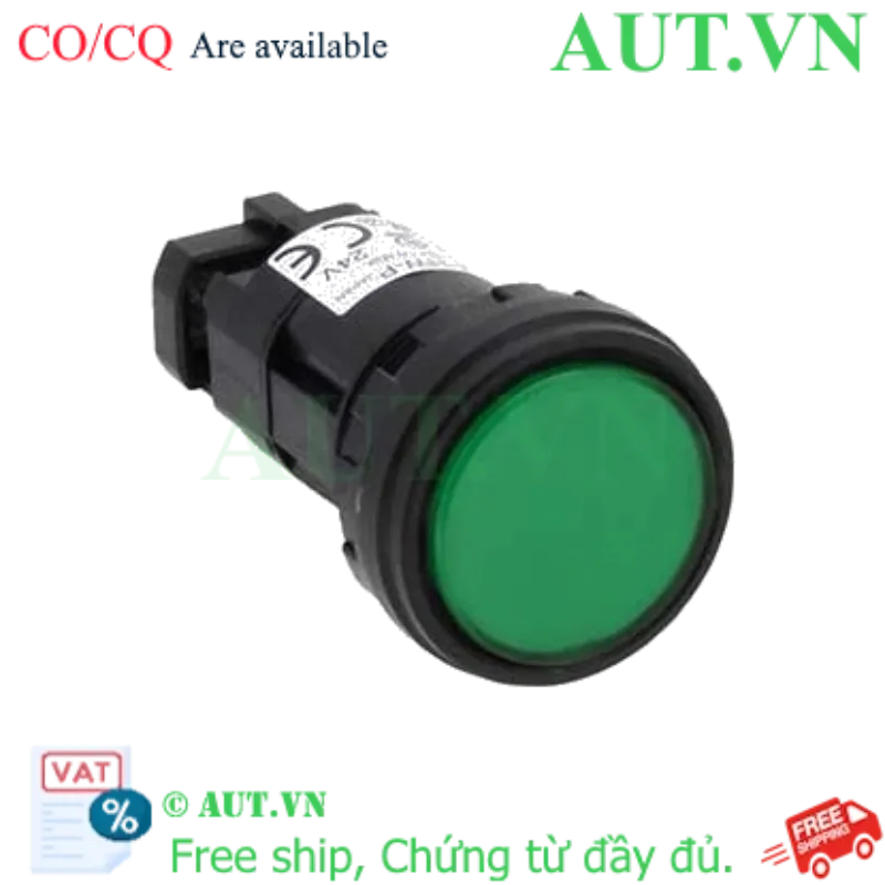 Ảnh của Đèn báo IDEC HW1P-1Q0G Ø22mm, Màu xanh lá cây, Không bóng