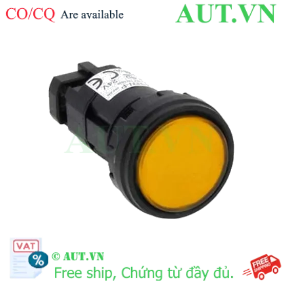Ảnh của Đèn báo IDEC HW1P-1Q0Y D22mm Vàng IP65 (Không kèm bóng) - AUT VN