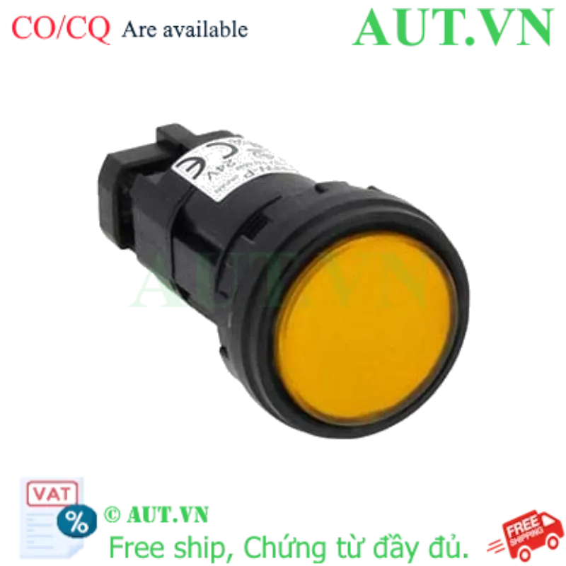 Ảnh của Đèn báo IDEC HW1P-1Q0Y D22mm Vàng IP65 (Không kèm bóng) - AUT VN