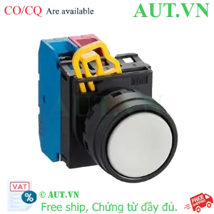Ảnh của Nút Nhấn Nhả IDEC YW1B-M1E11W - Phi 22mm, 1NO+1NC, Trắng, IP65