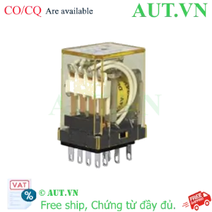 Ảnh của Rơ Le Trung Gian IDEC RN4S-NL-D24 | 14 Chân Dẹt, 4PDT, 24VDC - Chống Rung Siêu Bền