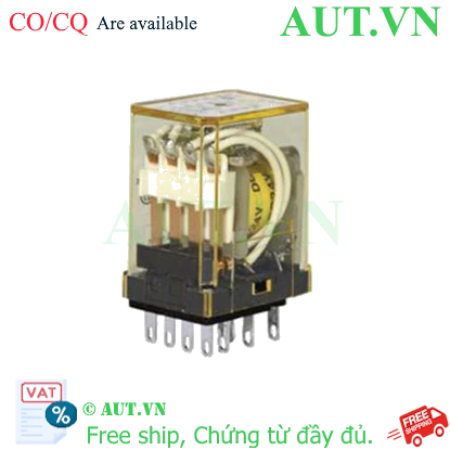 Ảnh của Rơ Le Trung Gian IDEC RN4S-NL-D24 | 14 Chân Dẹt, 4PDT, 24VDC - Chống Rung, Siêu Bền, Chính Hãng