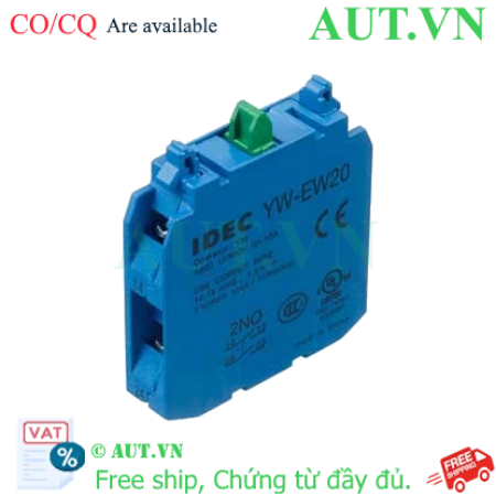 Ảnh của Khối Tiếp Điểm IDEC YW-EW20 (2NO) Phi 22 - Chính Hãng AUT VN