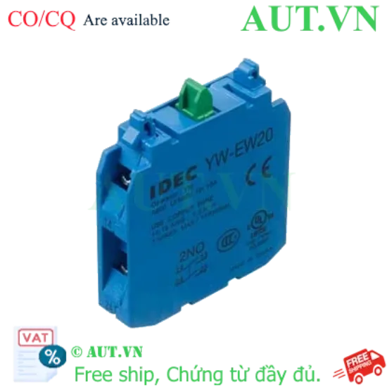 Ảnh của Khối Tiếp Điểm IDEC YW-EW20 (2NO) Phi 22mm - Chính Hãng Nhật Bản, Tự Làm Sạch, Chống Rung Lắc | AUT VN