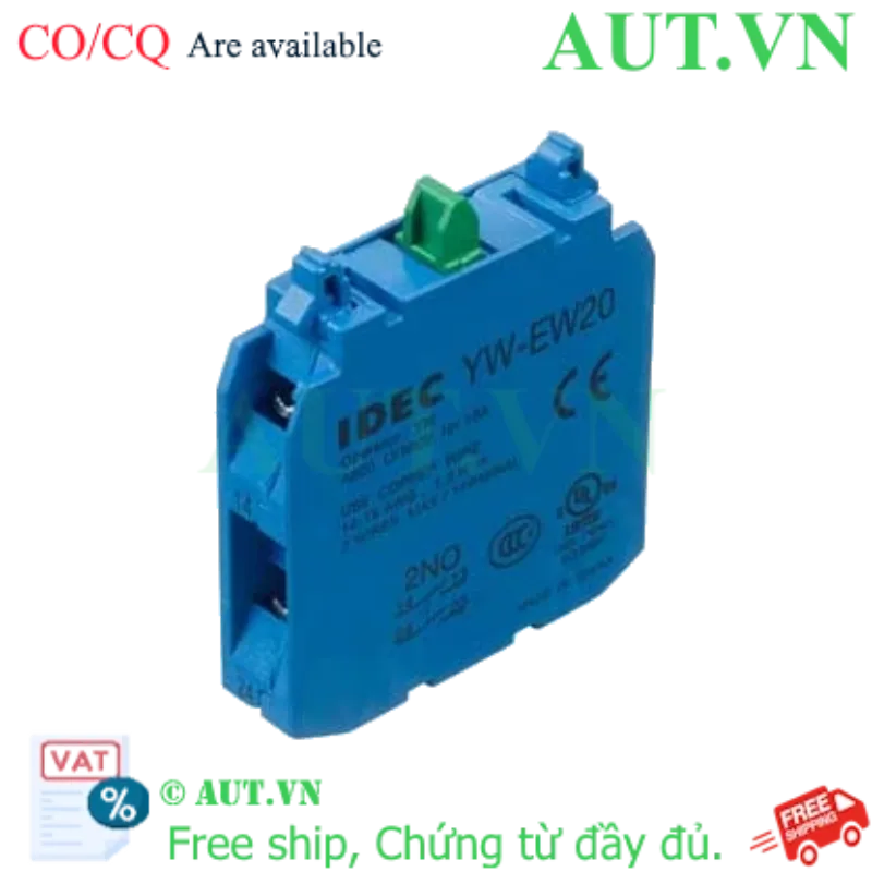 Ảnh của Khối Tiếp Điểm IDEC YW-EW20 (2NO) Phi 22mm - Tự Làm Sạch, Chống Rung, Chính Hãng Nhật Bản