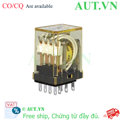 Ảnh của Rơ le trung gian 14 chân Idec 115VAC 3A | RN4S-NL-A115