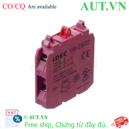 Ảnh của Khối tiếp điểm IDEC YW-EW02 (2NC) Chính Hãng - AUT VN