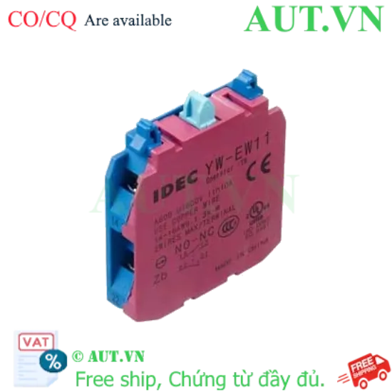 Ảnh của Khối Tiếp Điểm IDEC YW-EW11 (1NO+1NC) - Chính Hãng Nhật Bản, Siêu Bền, Lắp Nhanh
