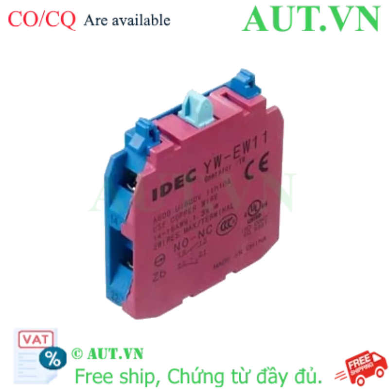 Ảnh của Khối Tiếp Điểm IDEC YW-EW11 (1NO+1NC) - Chính Hãng Nhật Bản, Siêu Bền, Lắp Nhanh