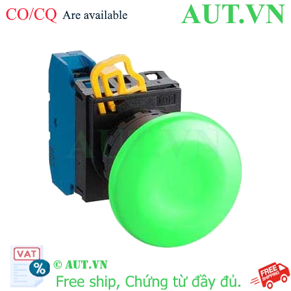 Ảnh của YW1B-M4E10G công tắc nút nhấn IDEC, xanh