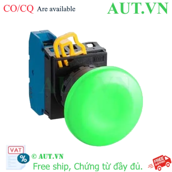 Ảnh của YW1B-M4E10G công tắc nút nhấn IDEC, xanh