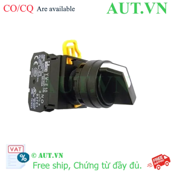 Ảnh của Công tắc xoay 2 vị trí IDEC YW1S-2E20 - 22mm, 2NO, Tự giữ chính hãng AUT VN
