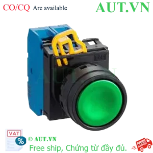 Ảnh của Nút Nhấn Nhả IDEC YW1B-M1E20G Xanh Lá - 2NO, IP65, D22mm