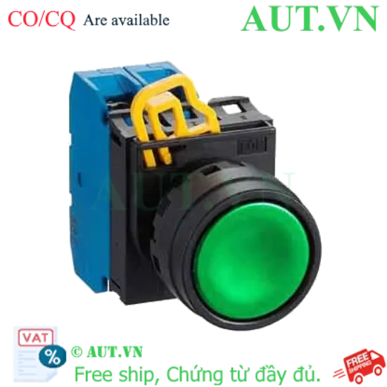 Ảnh của Nút Nhấn Nhả IDEC YW1B-M1E20G Xanh Lá - 2NO, IP65, D22mm