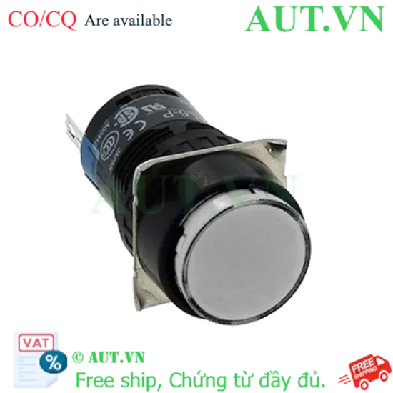 Ảnh của Đèn Báo IDEC AL6M-P4W Phi 16mm - LED Trắng 24V AC/DC - Chống Nước IP65 Chính Hãng