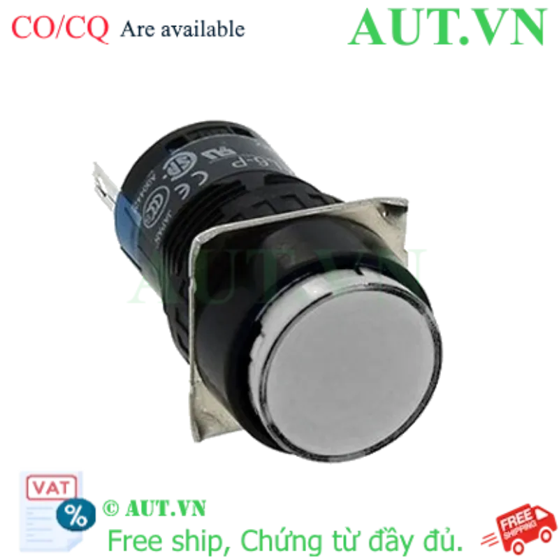 Ảnh của Đèn Báo IDEC AL6M-P4W Phi 16mm - LED Trắng 24V AC/DC, IP65 Chính Hãng