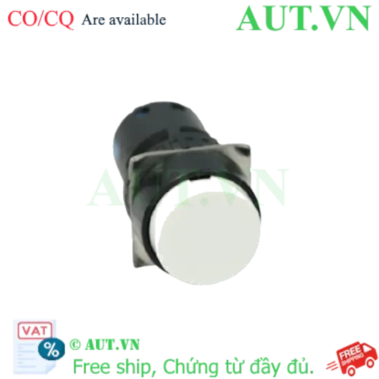 Ảnh của Nút Nhấn IDEC AB6M-M1W Phi 16mm Trắng - Nhấn Nhả, Chống Nước IP65, Siêu Bền