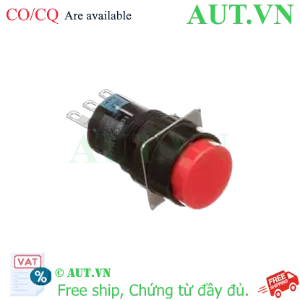 Ảnh của Nút Nhấn Nhả IDEC AB6M-M1RC (D16) - Màu Đỏ, 1NO+1NC, Siêu Bền Nhật Bản