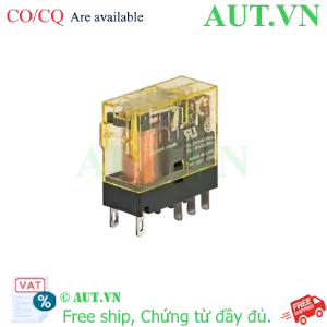 Ảnh của Rơ le trung gian IDEC RJ2S-CL-A24 | 24VAC, 8A, 8 Chân Dẹp Siêu Mỏng