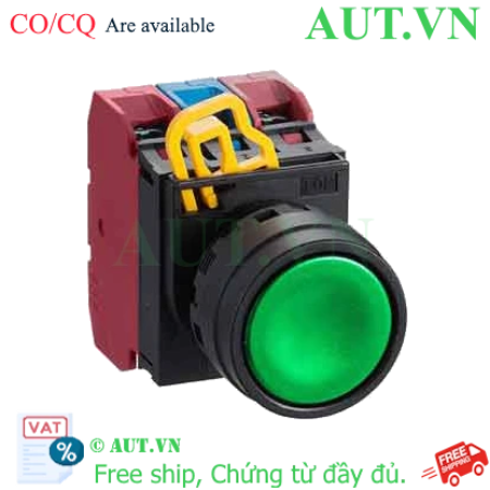 Ảnh của Nút Nhấn Nhả IDEC YW1B-M1E12G Phi 22mm | 1NO+2NC | Chống Nước IP65