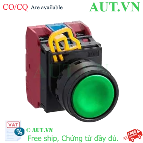 Ảnh của Nút Nhấn Nhả IDEC YW1B-M1E12G Phi 22mm, 1NO+2NC, Chống Nước IP65